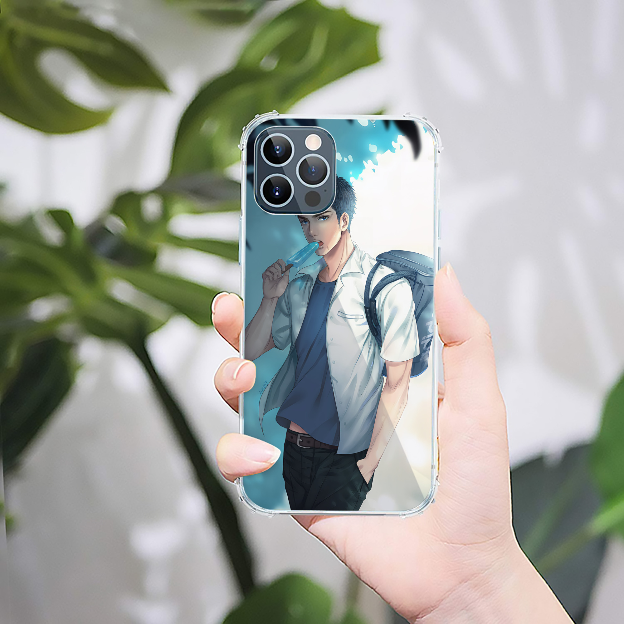 （画像用） SLAM DUNK／スラムダンク 【iPhone 12シリーズ対応】透明スマホケース（クリアソフトケース）